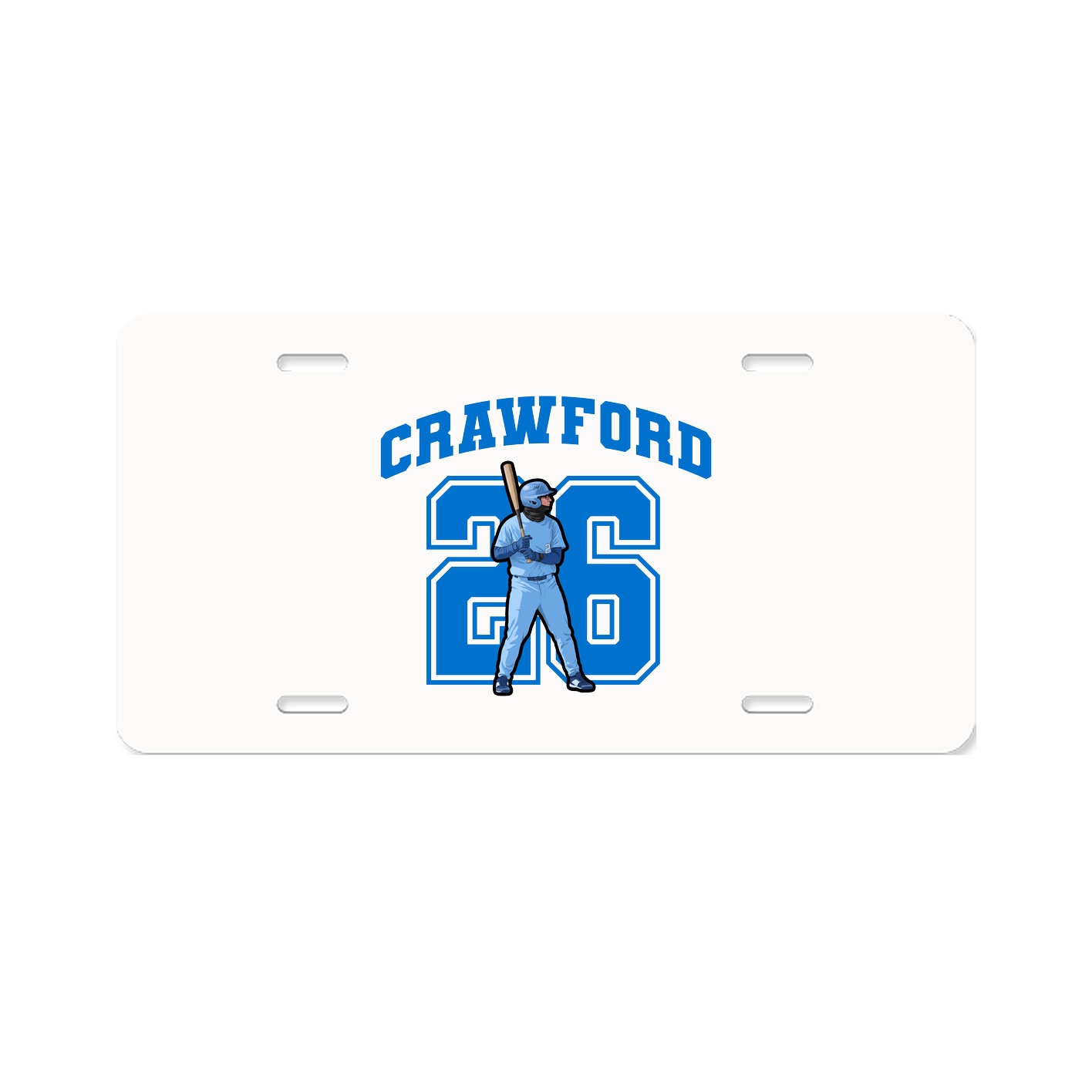 License Plate — Number in Classic