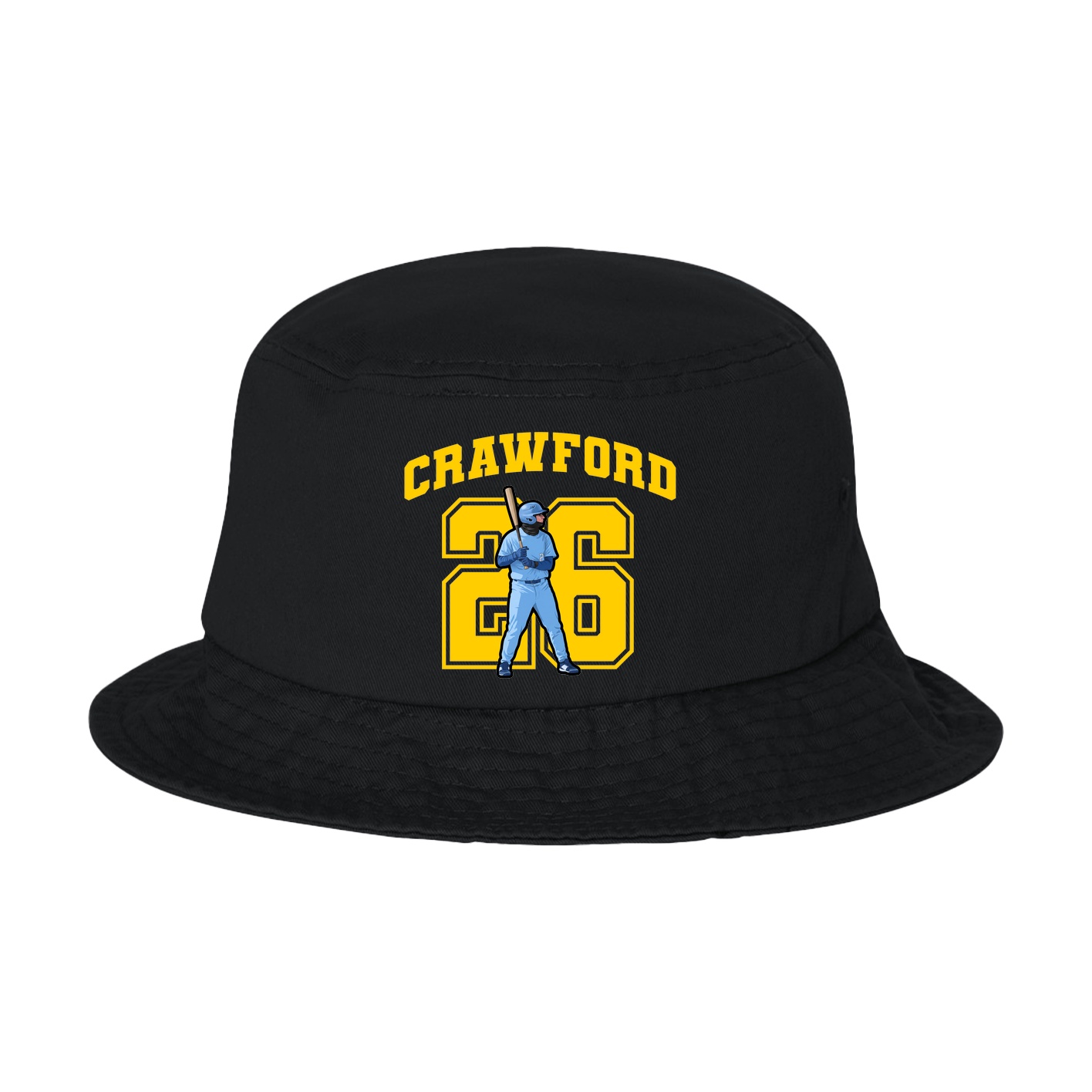 Bucket Cap — Number in Black