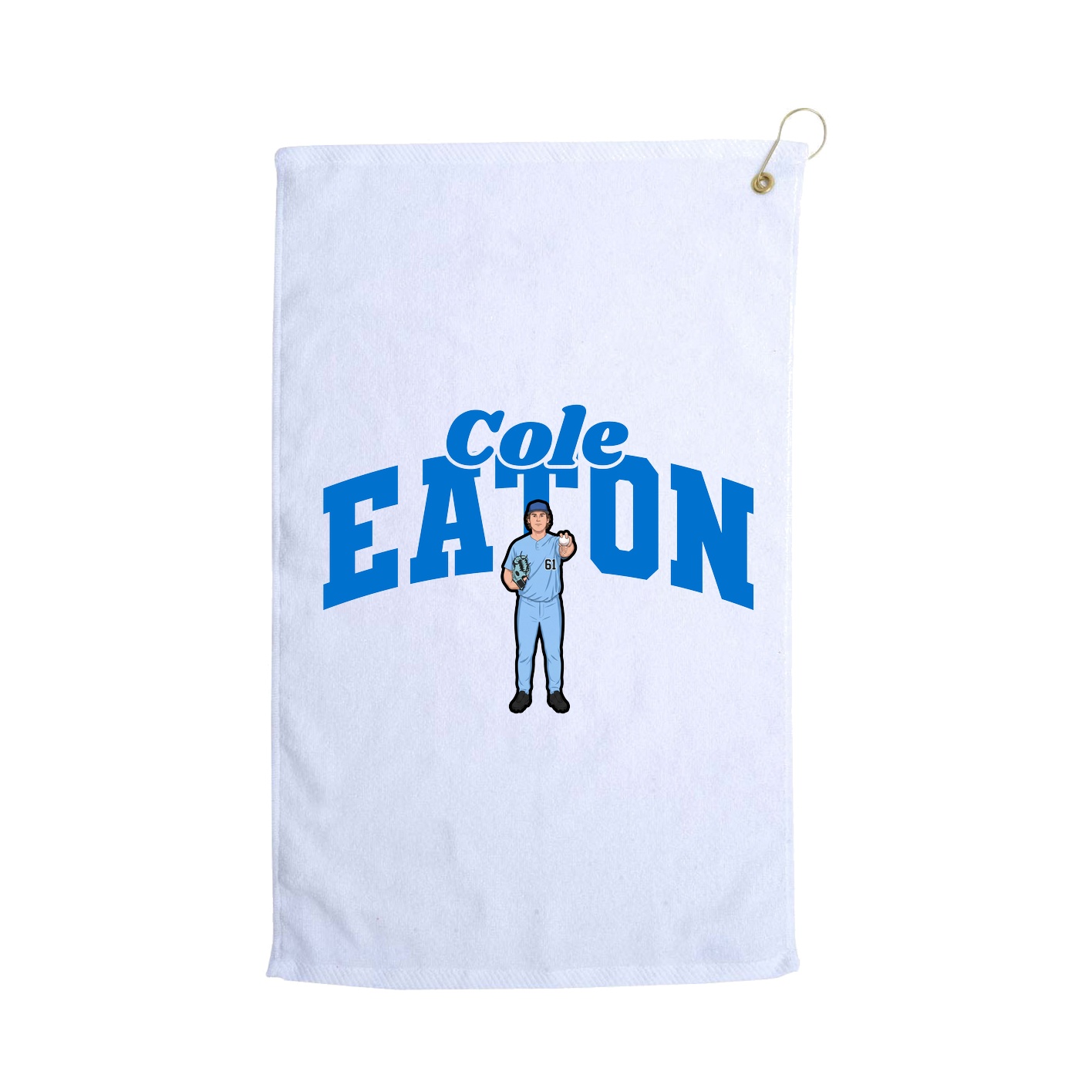 Golf Towel — Signature Arch in White