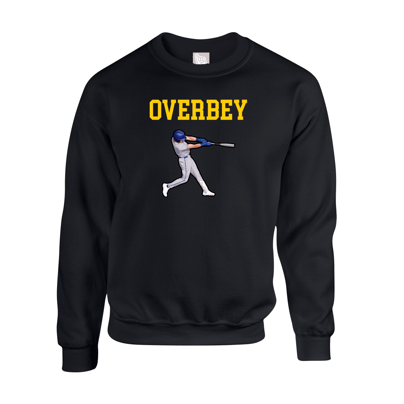 Fleece Crew — Shirsey in Black