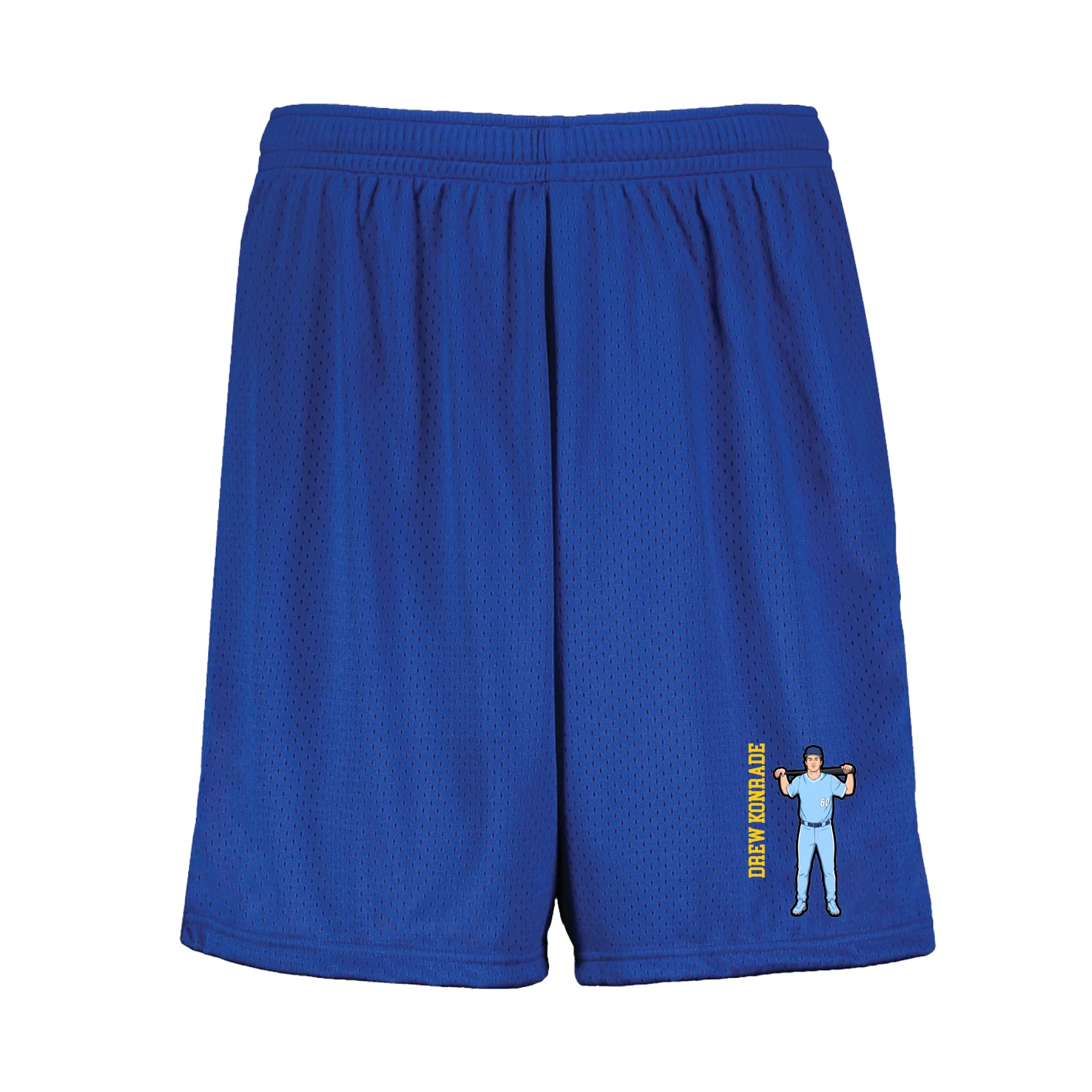 Shorts — Name Vertical in Royal
