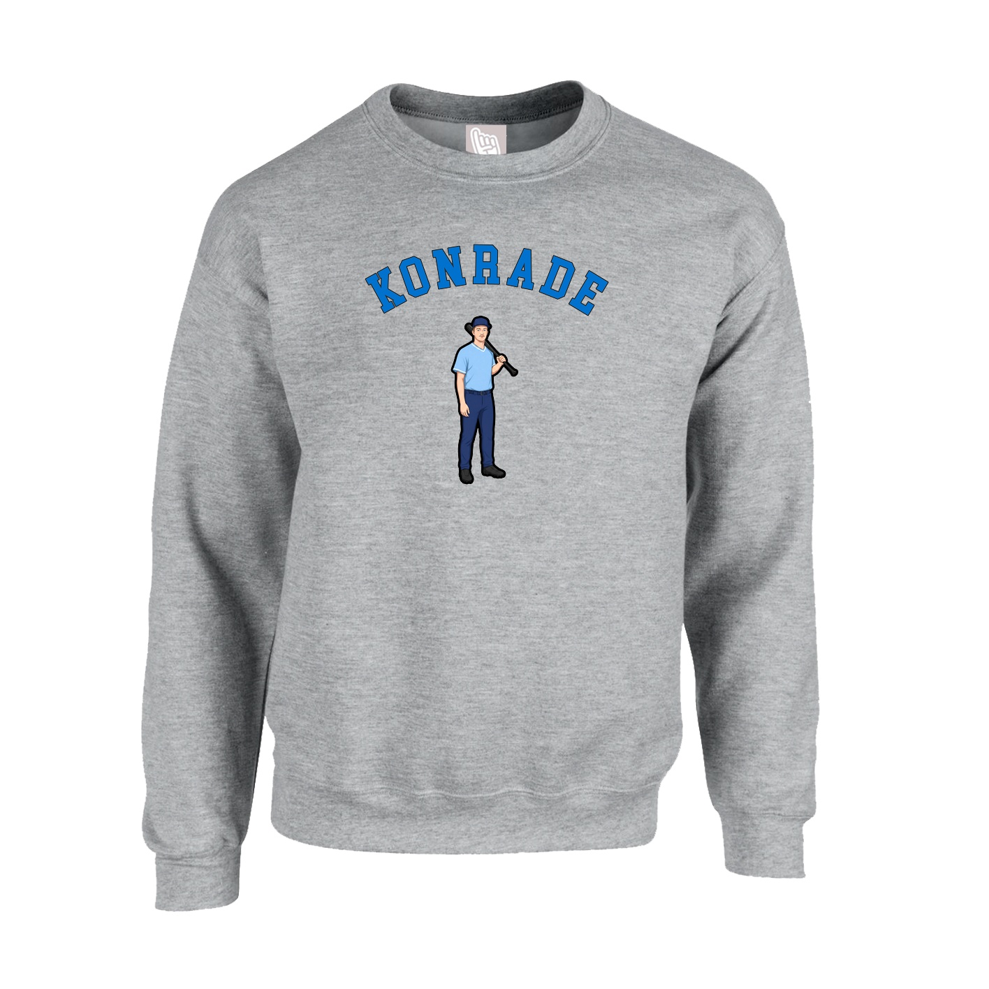 Fleece Crew — Shirsey Arch in Grey
