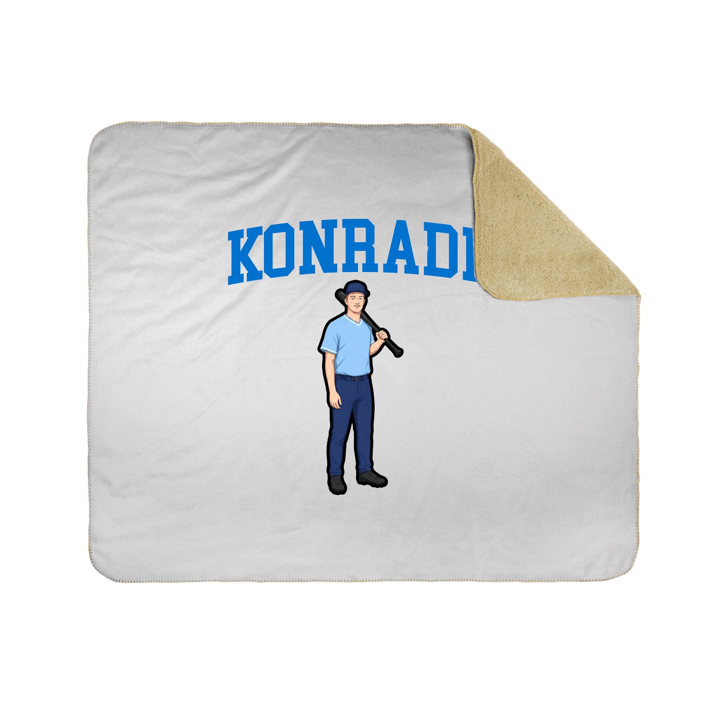 Throw Blanket — Shirsey in White