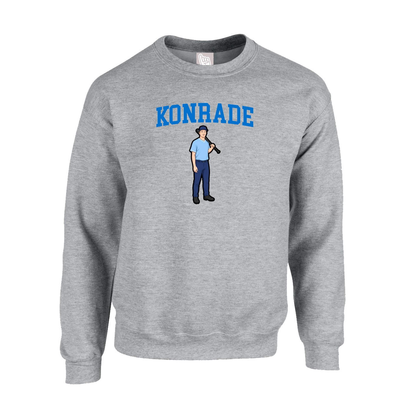 Fleece Crew — Shirsey in Grey