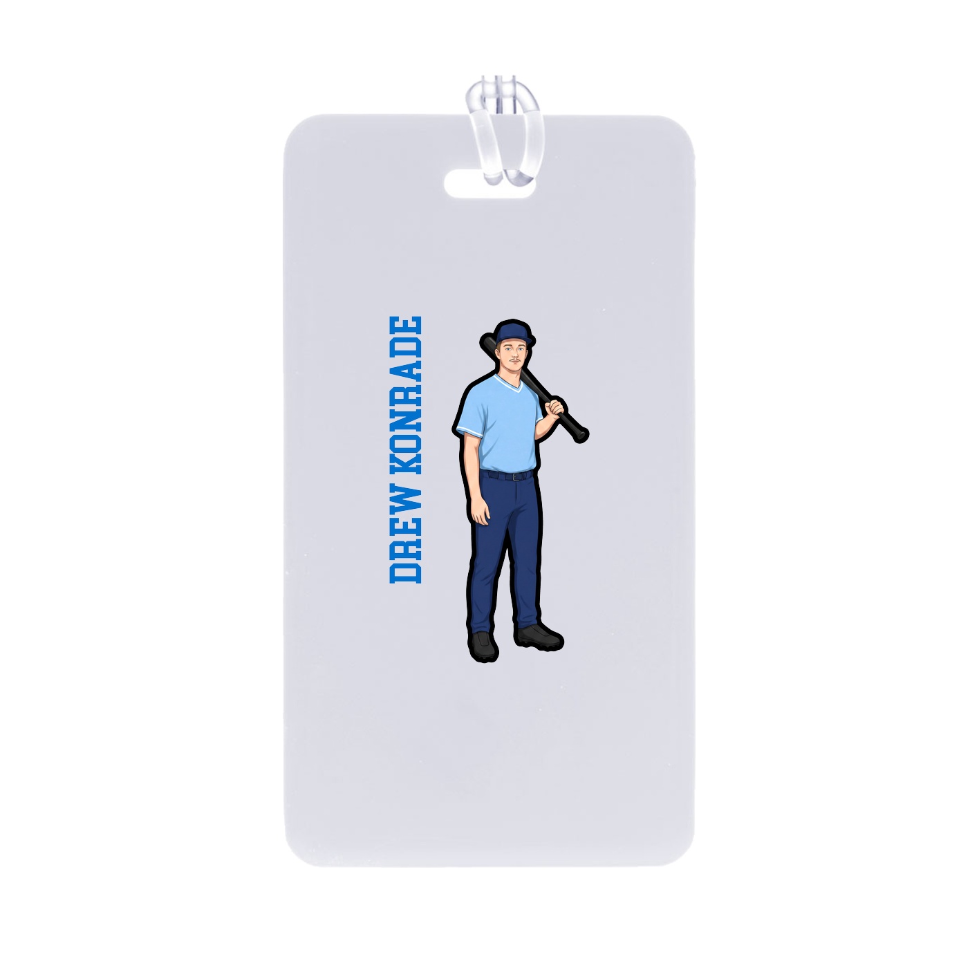 Bag Tag — Name Vertical in Classic