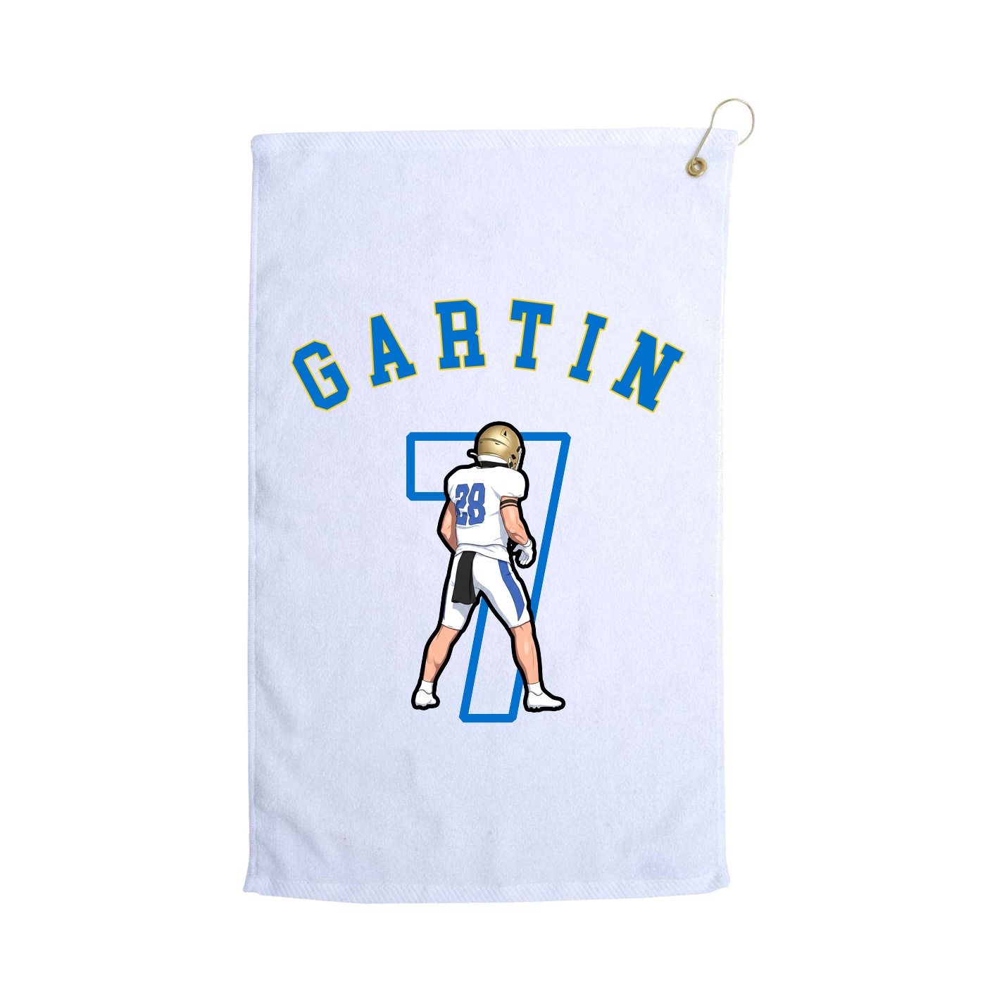 Golf Towel — Shirsey Arch in White