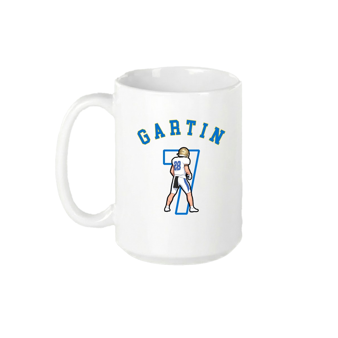 15oz Coffee Mug — Shirsey Arch in White