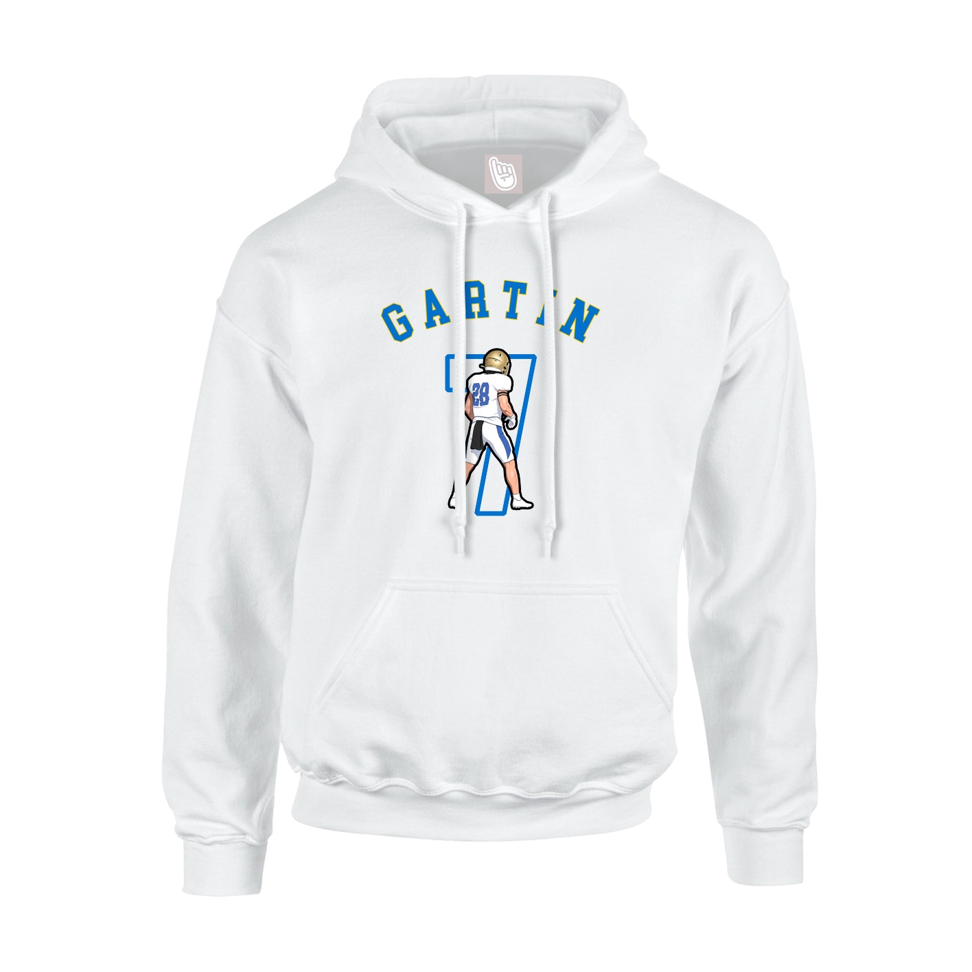 Hoodie — Shirsey Arch in White