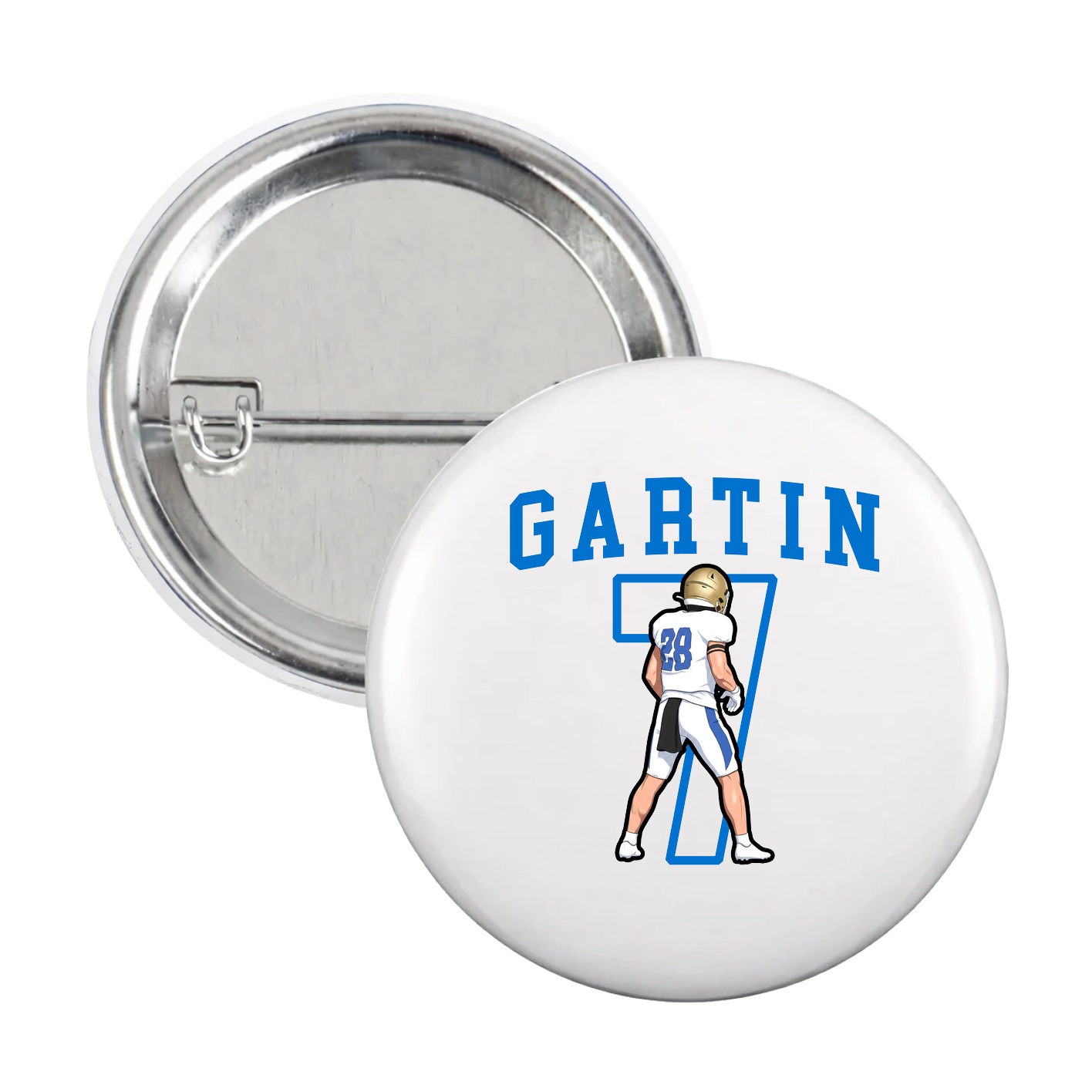 Game Day Button — Shirsey in White