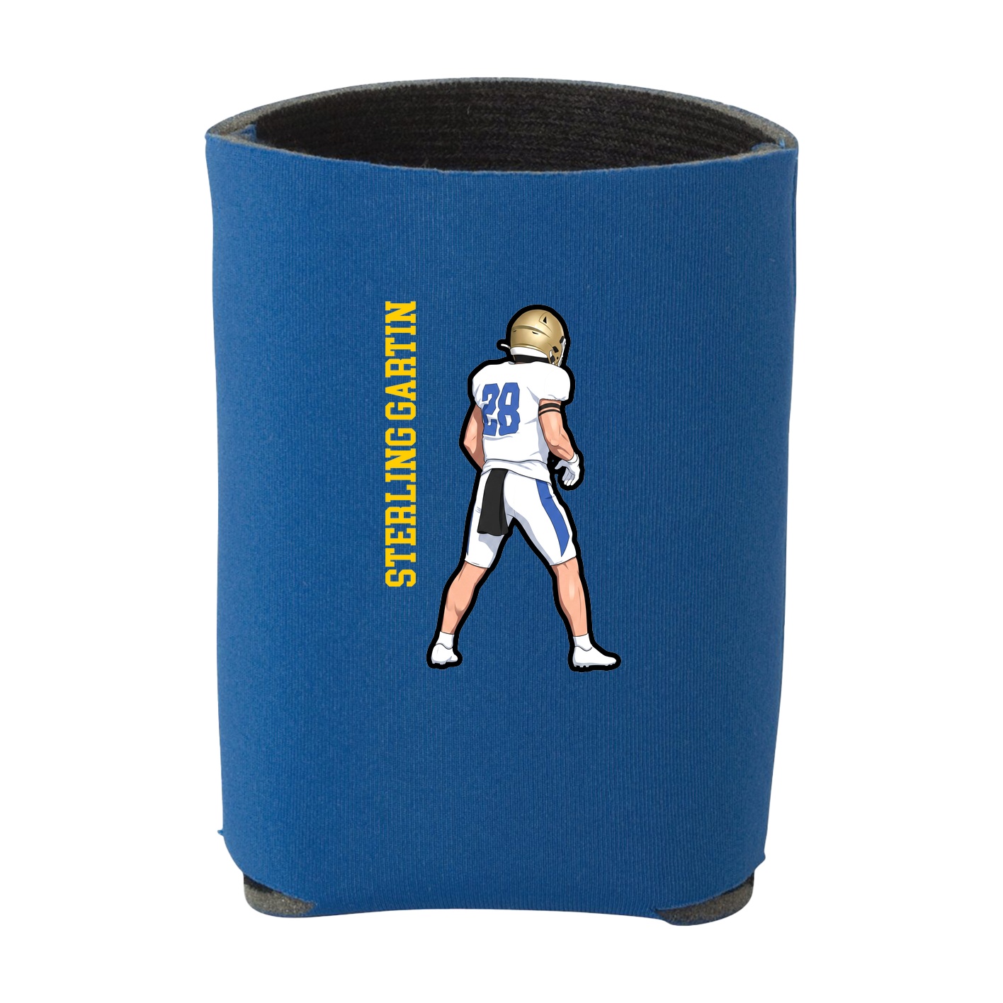 Can Holder — Name Vertical in Royal