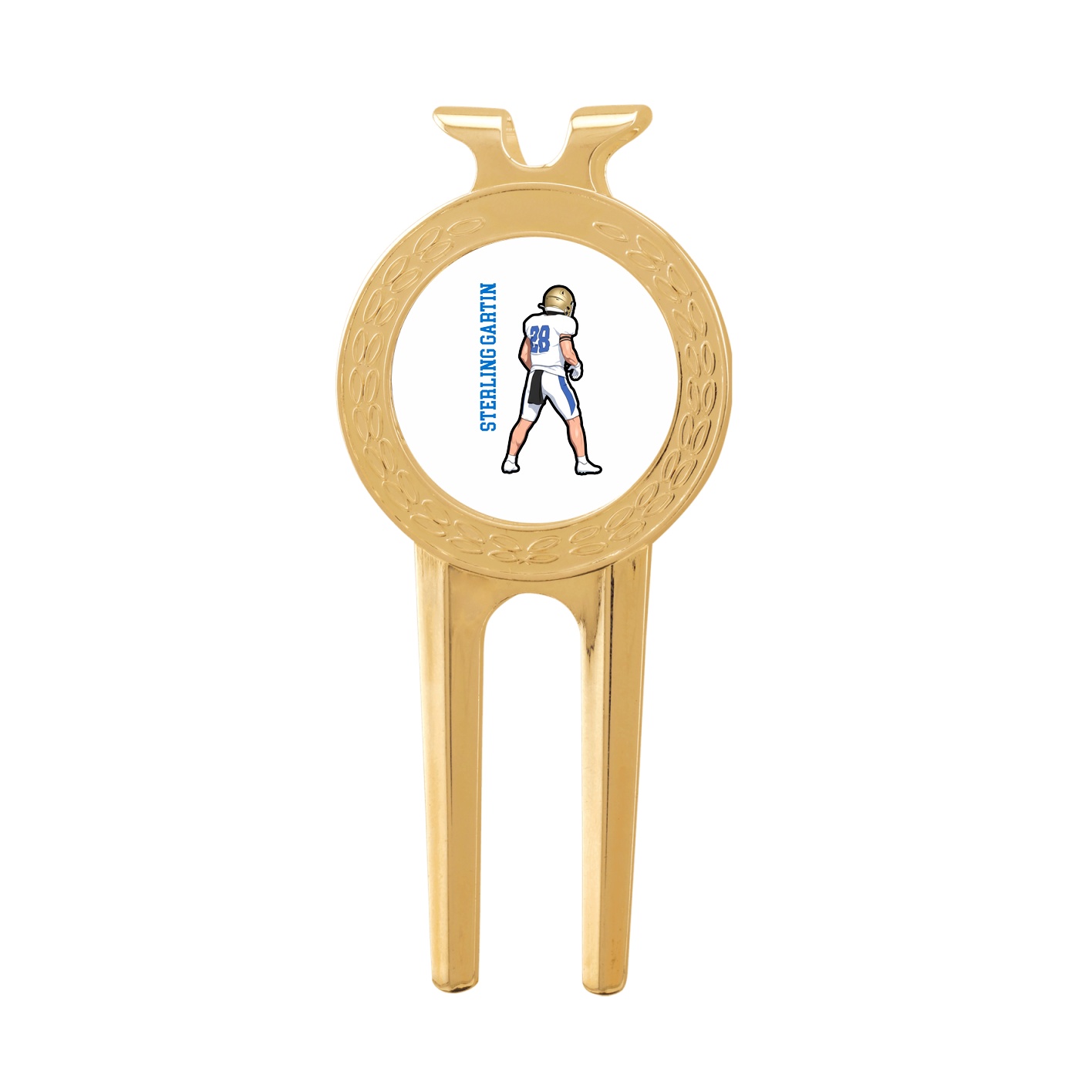 Divot Tool with Ball Marker — Name Vertical in Classic