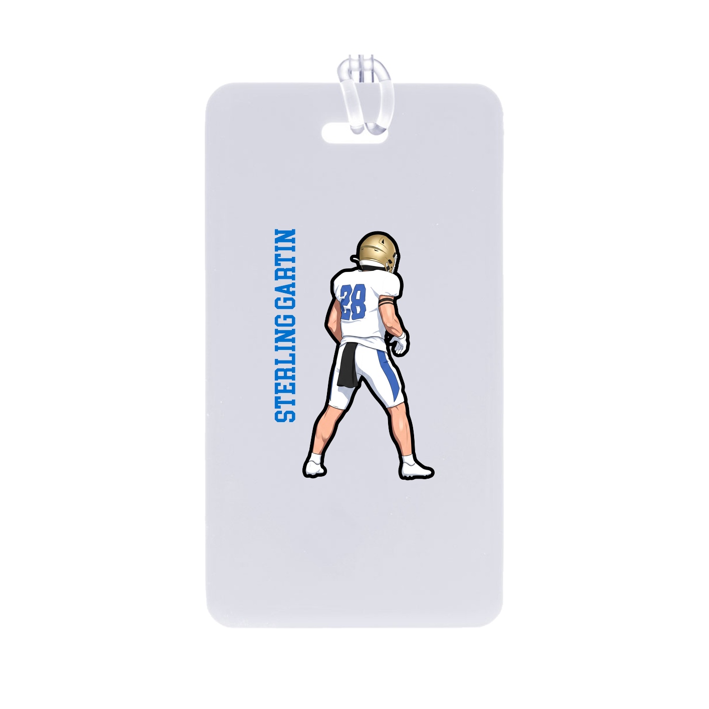 Bag Tag — Name Vertical in Classic