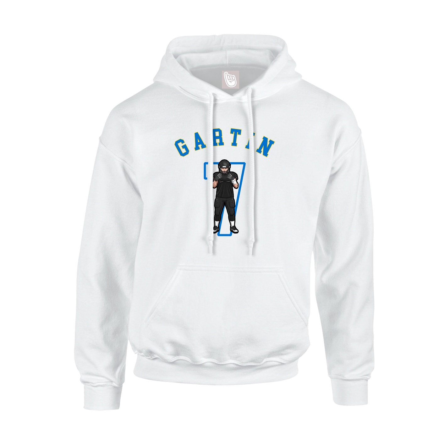 Hoodie — Shirsey Arch in White