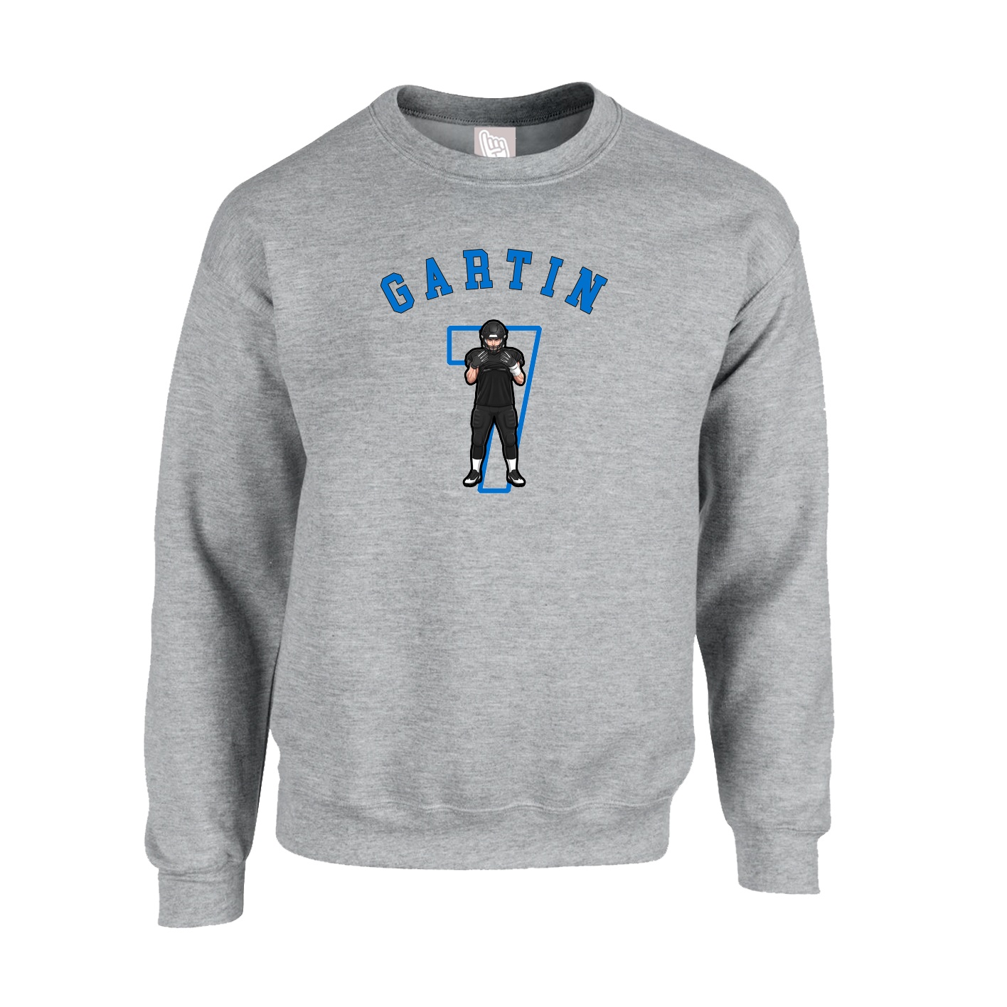 Fleece Crew — Shirsey Arch in Grey