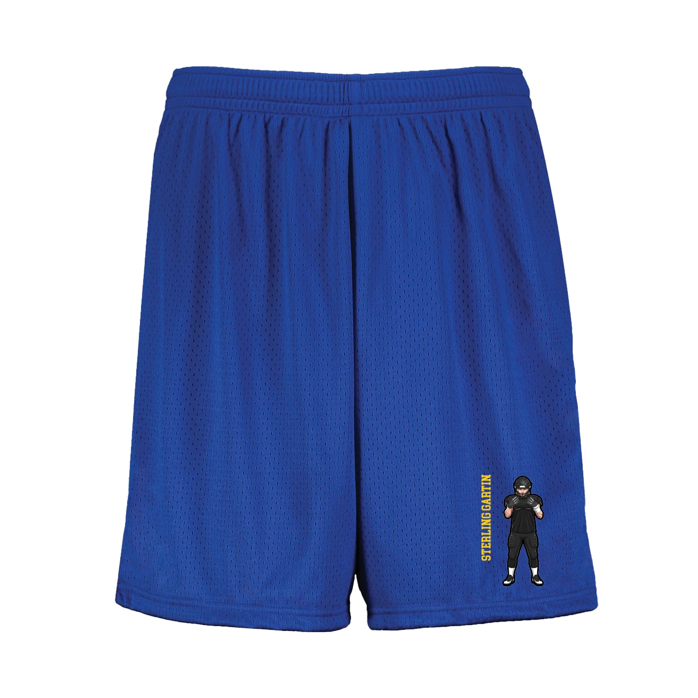 Shorts — Name Vertical in Royal
