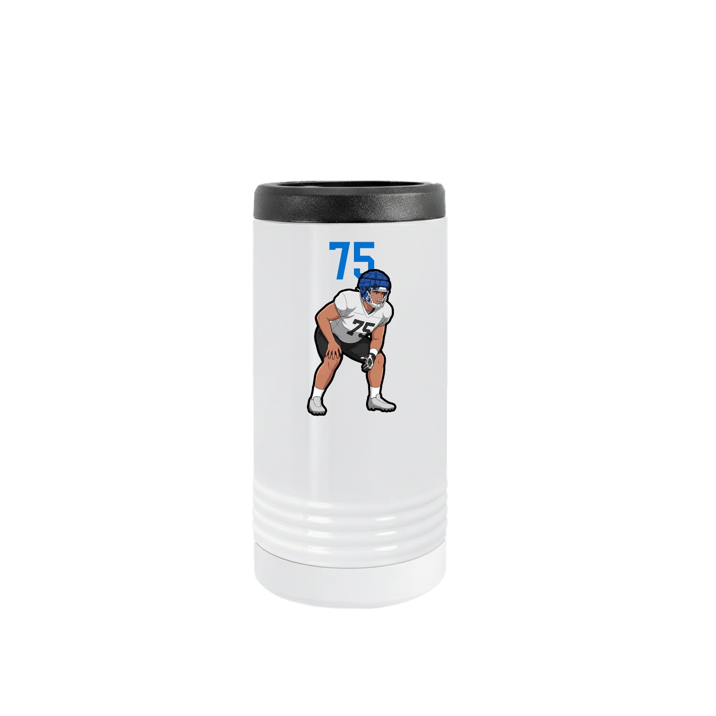 Slim Beverage Holder — Number Top in White