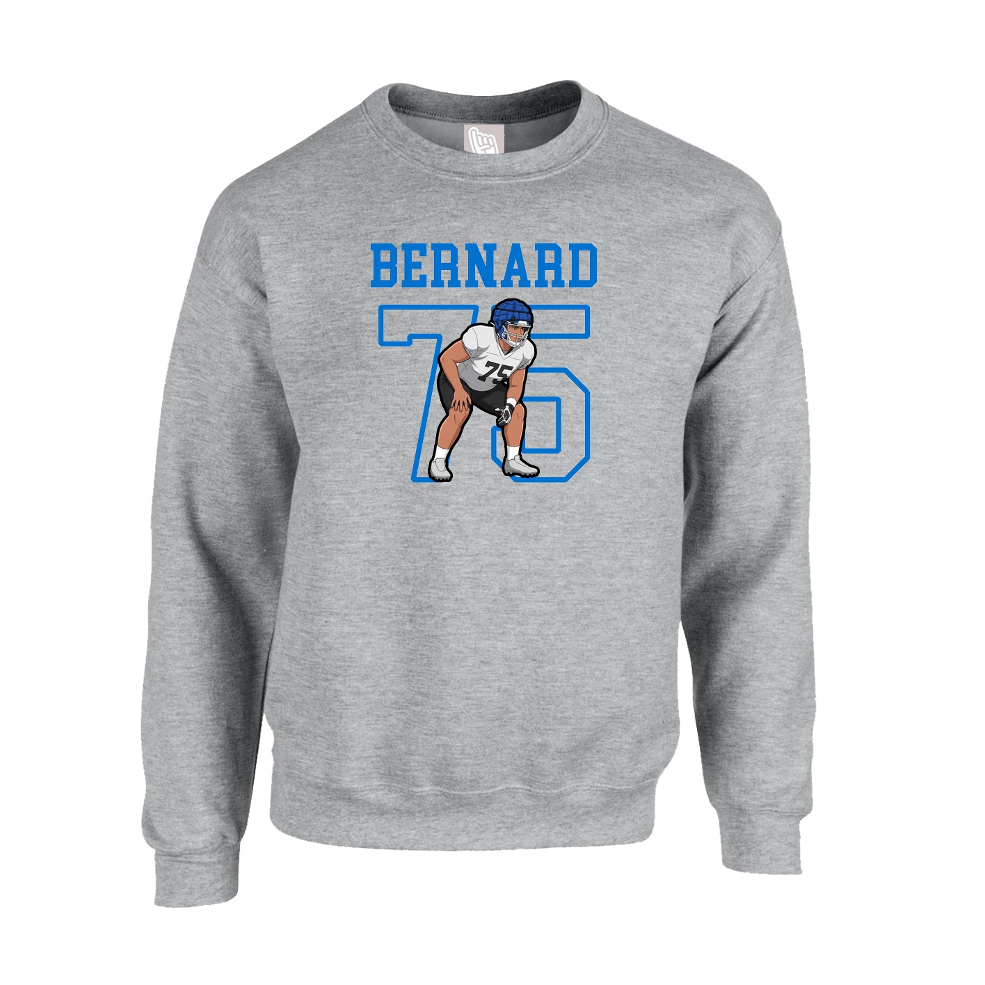 Fleece Crew — Shirsey in Grey