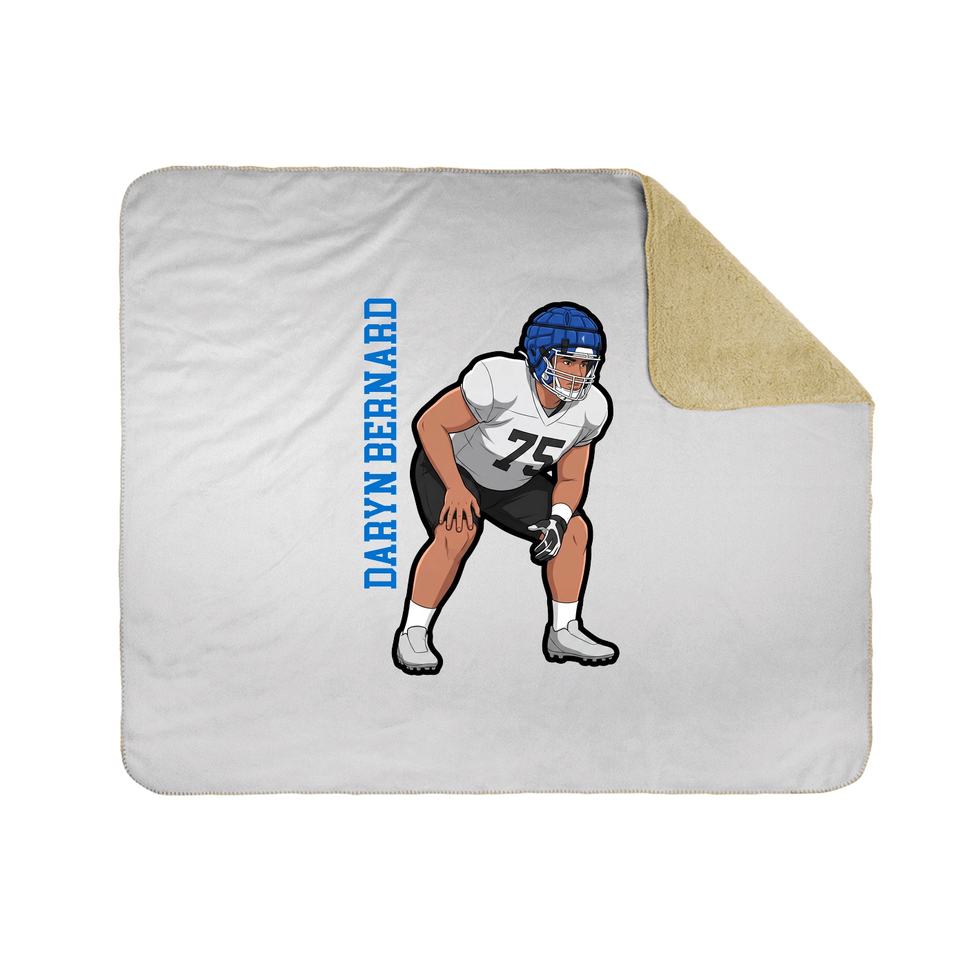 50x60 Sherpa Lined Throw Blanket