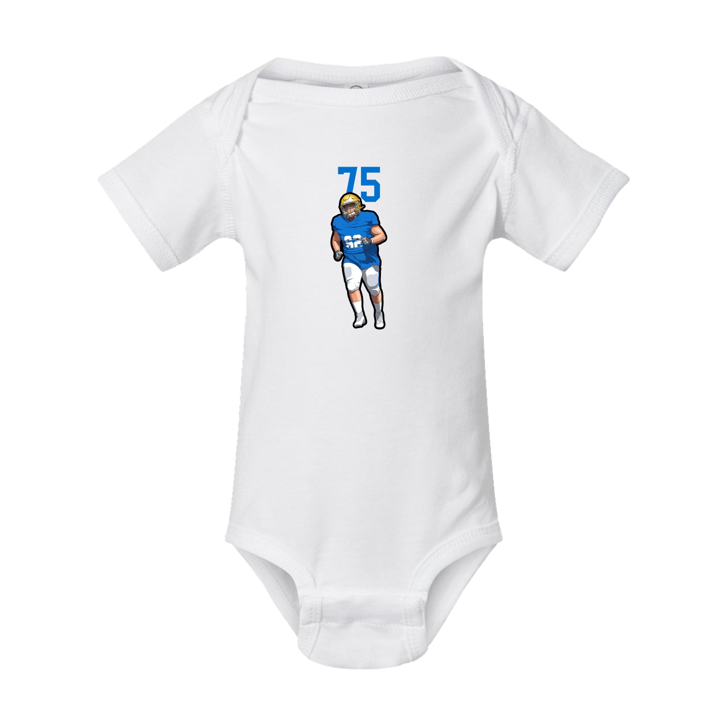 Baby Onesie — Number Top in White