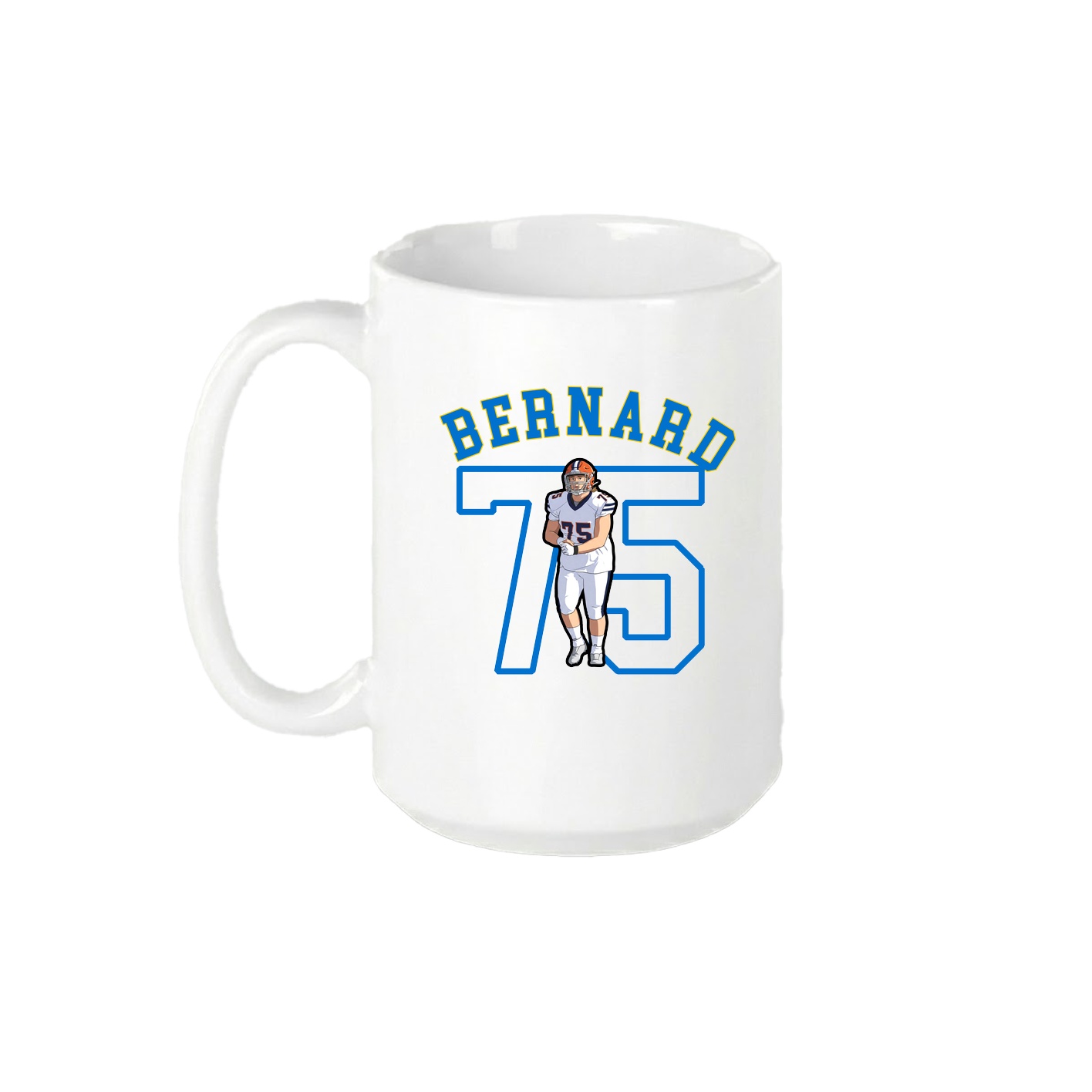 15oz Coffee Mug — Shirsey Arch in White