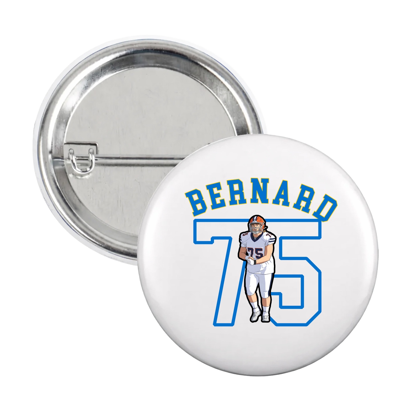 Game Day Button — Shirsey Arch in White
