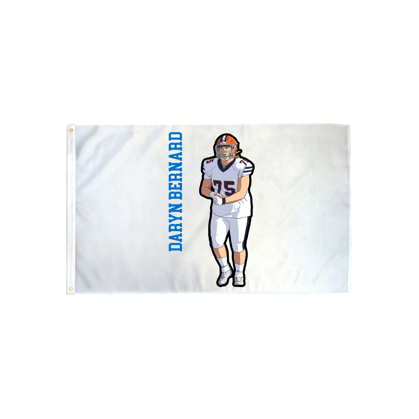 3x5 Flag — Name Vertical in Classic