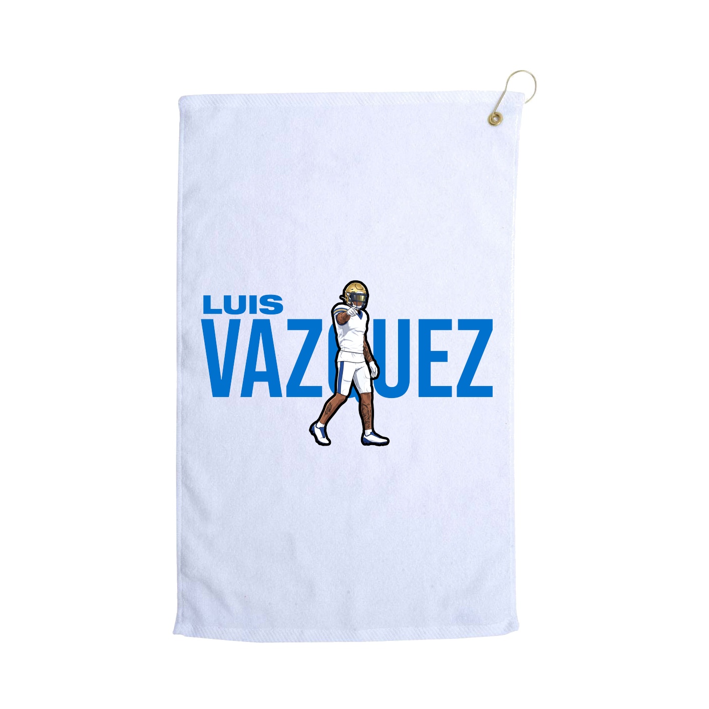 Golf Towel — Player Name in White