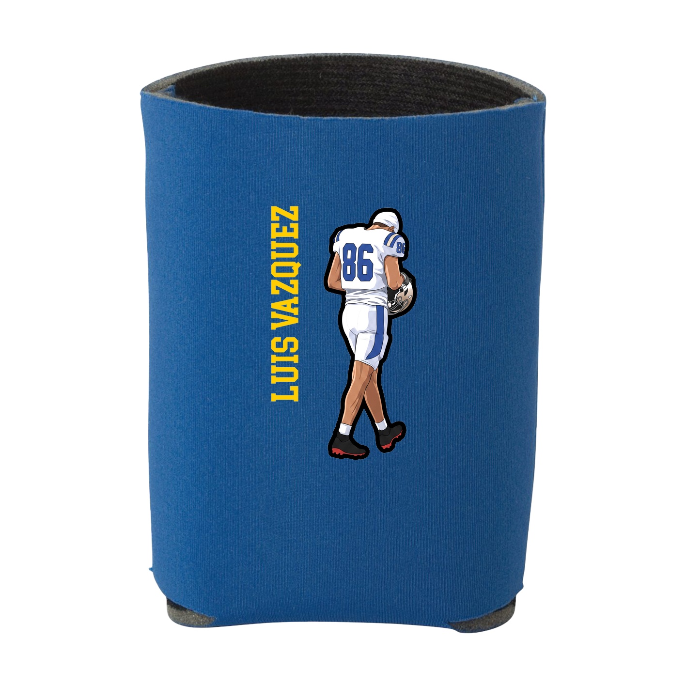 Can Holder — Name Vertical in Royal
