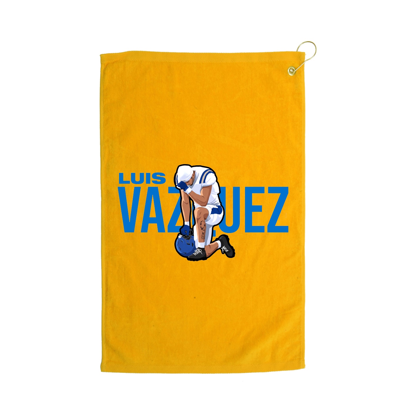 Golf Towel — Player Name in Gold