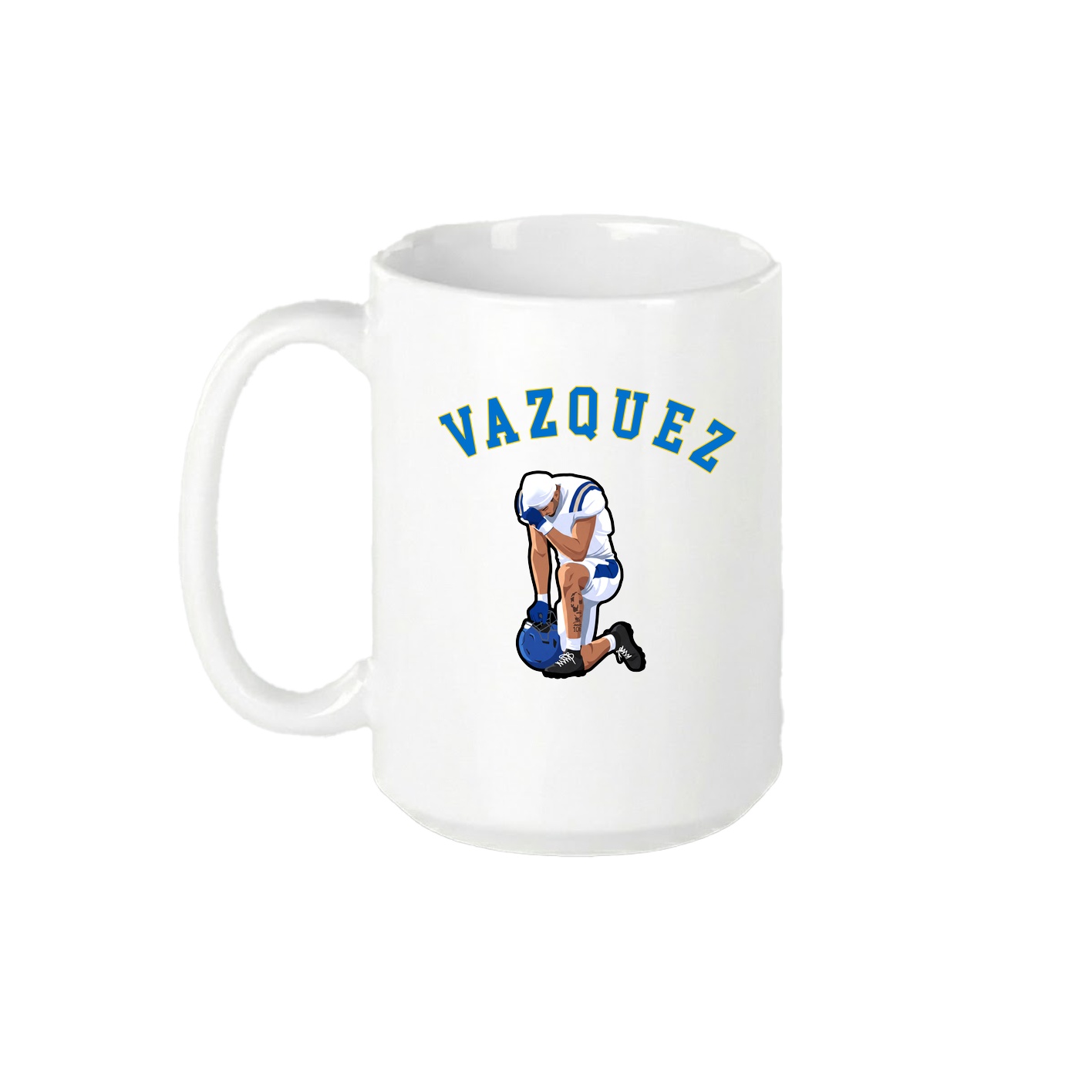 15oz Coffee Mug — Shirsey Arch in White