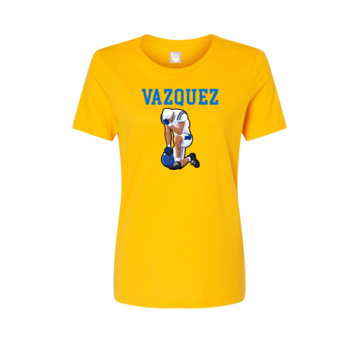 Fitted Women's Tee — Shirsey in Gold