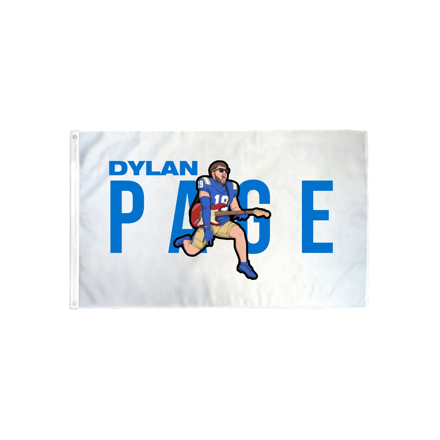3x5 Flag — Player Name in Classic