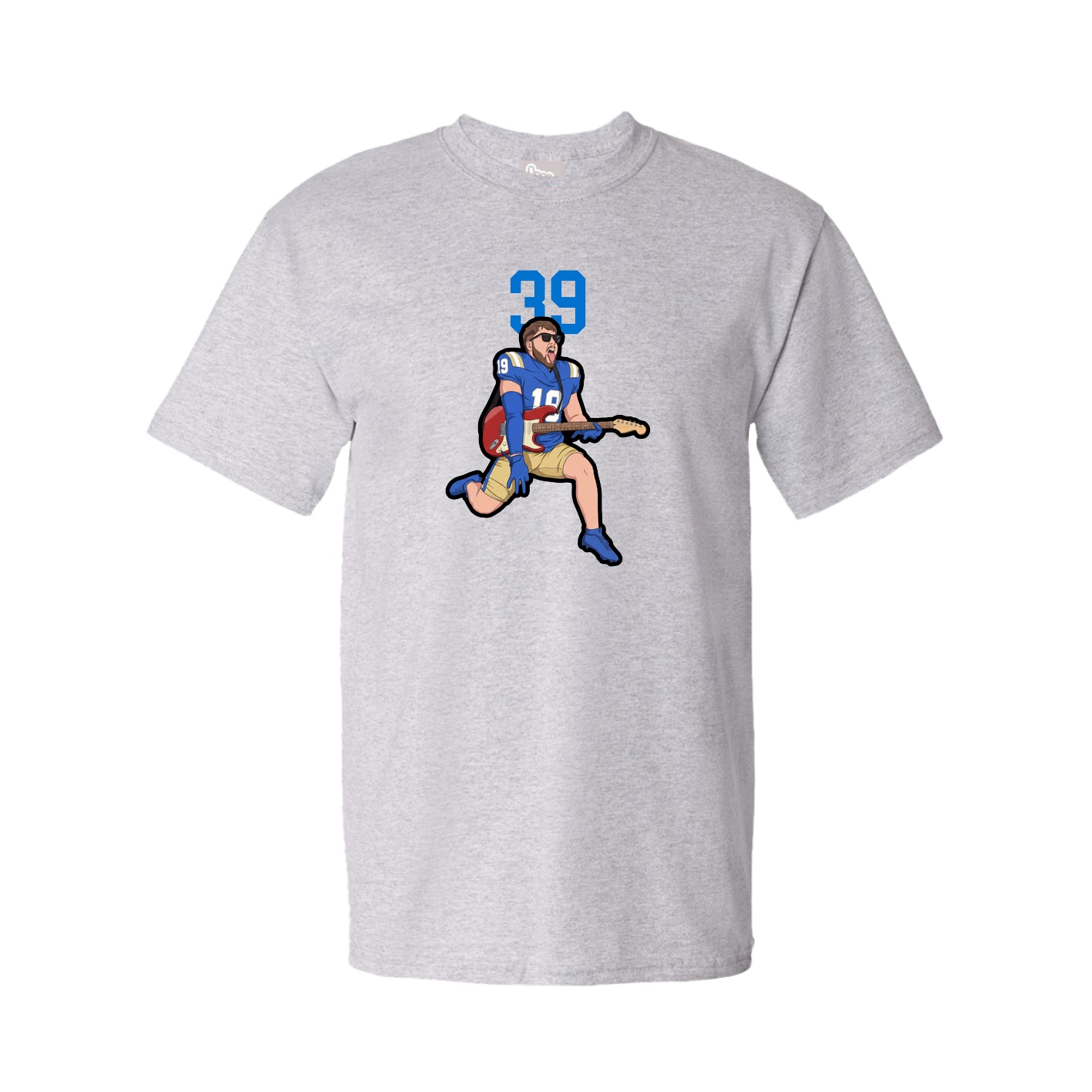 Youth Tee — Number Top in Grey