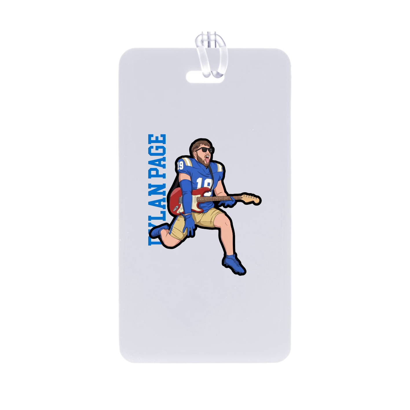 Bag Tag — Name Vertical in Classic