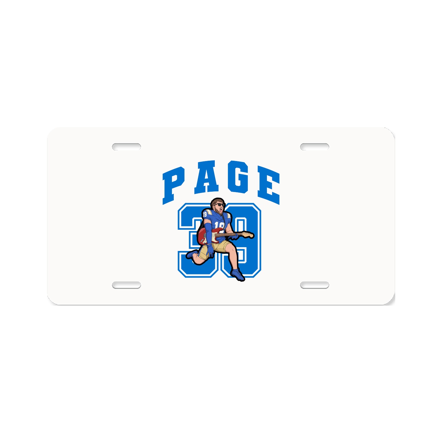 License Plate — Number in Classic