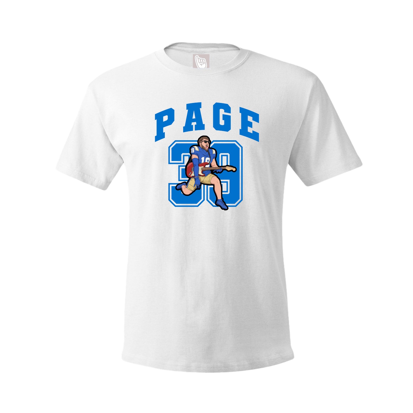 Youth Tee — Number in White