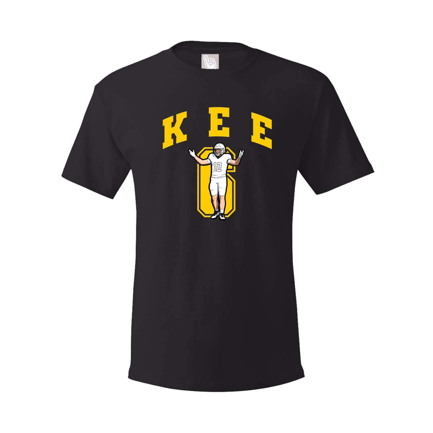 Youth Tee — Number in Black