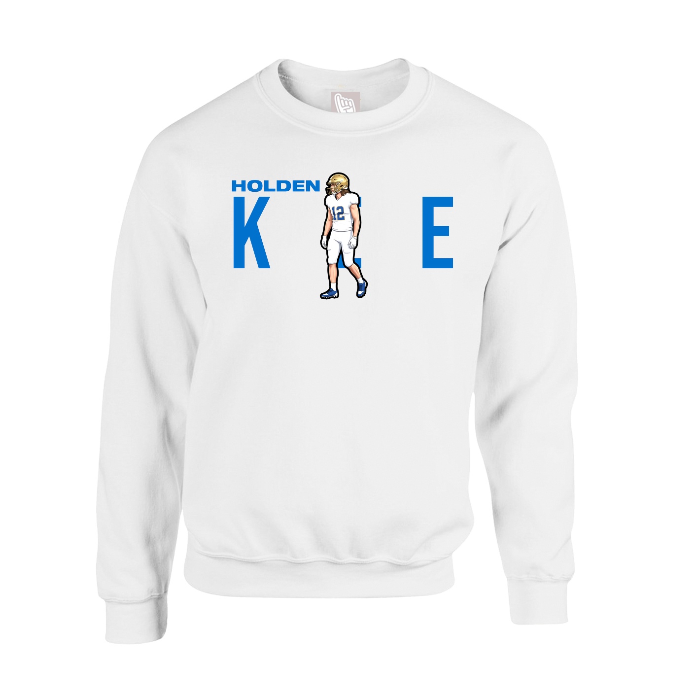 Fleece Crew — Player Name in White