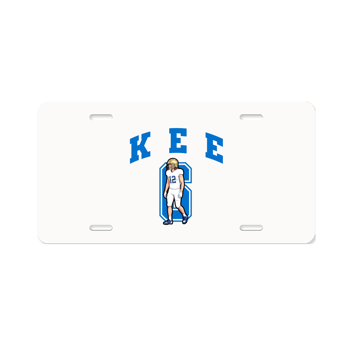 License Plate — Number in Classic