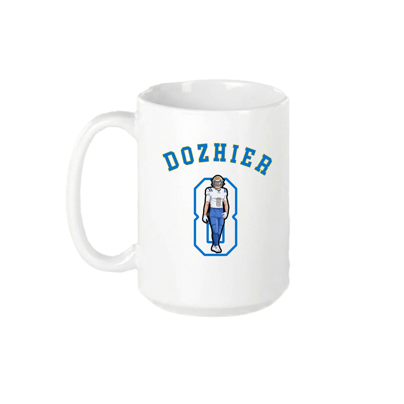 15oz Coffee Mug — Shirsey Arch in White
