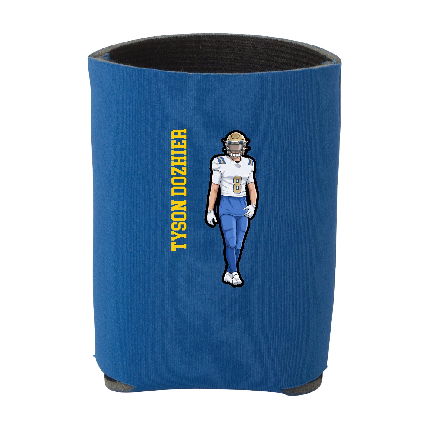 Can Holder — Name Vertical in Royal