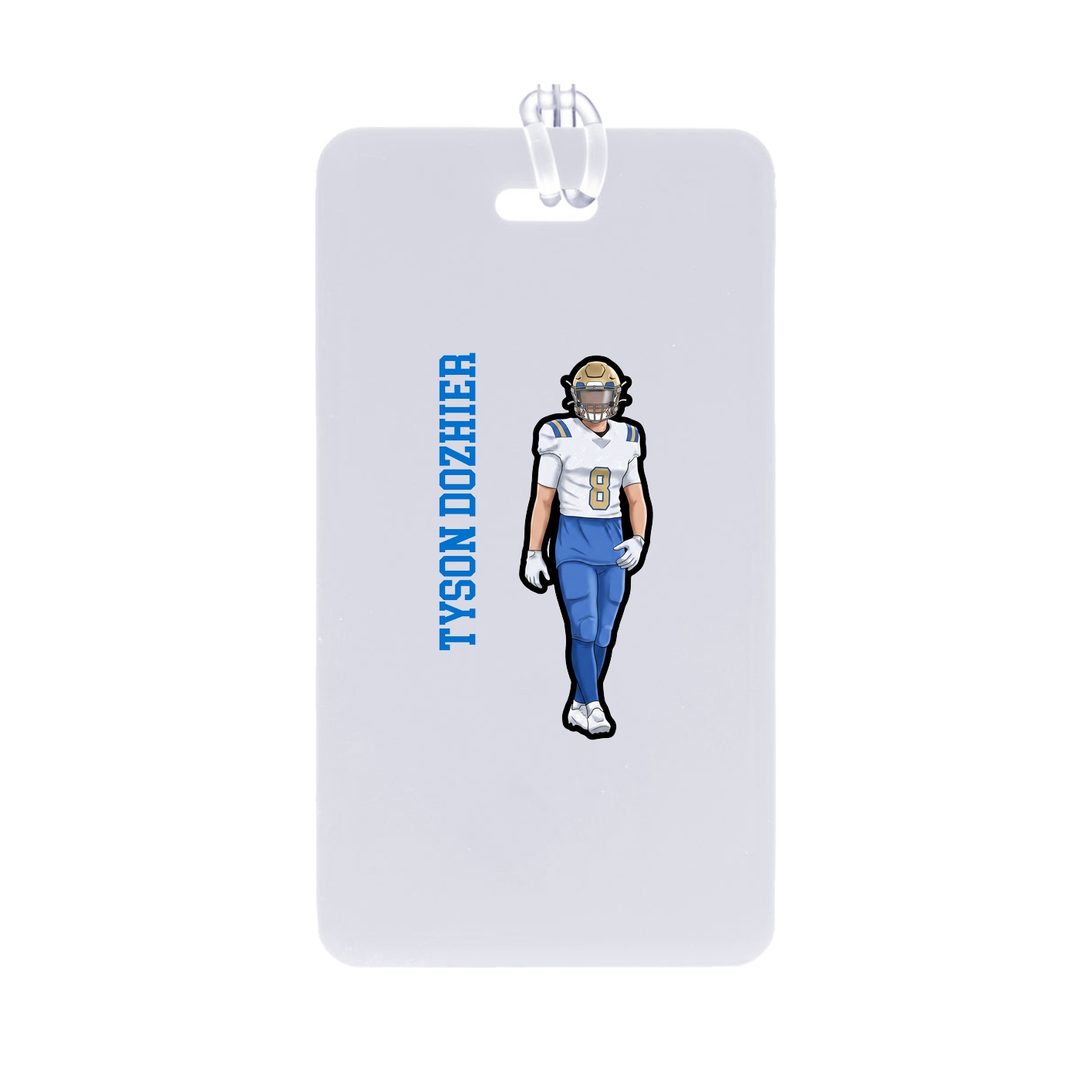 Bag Tag — Name Vertical in Classic