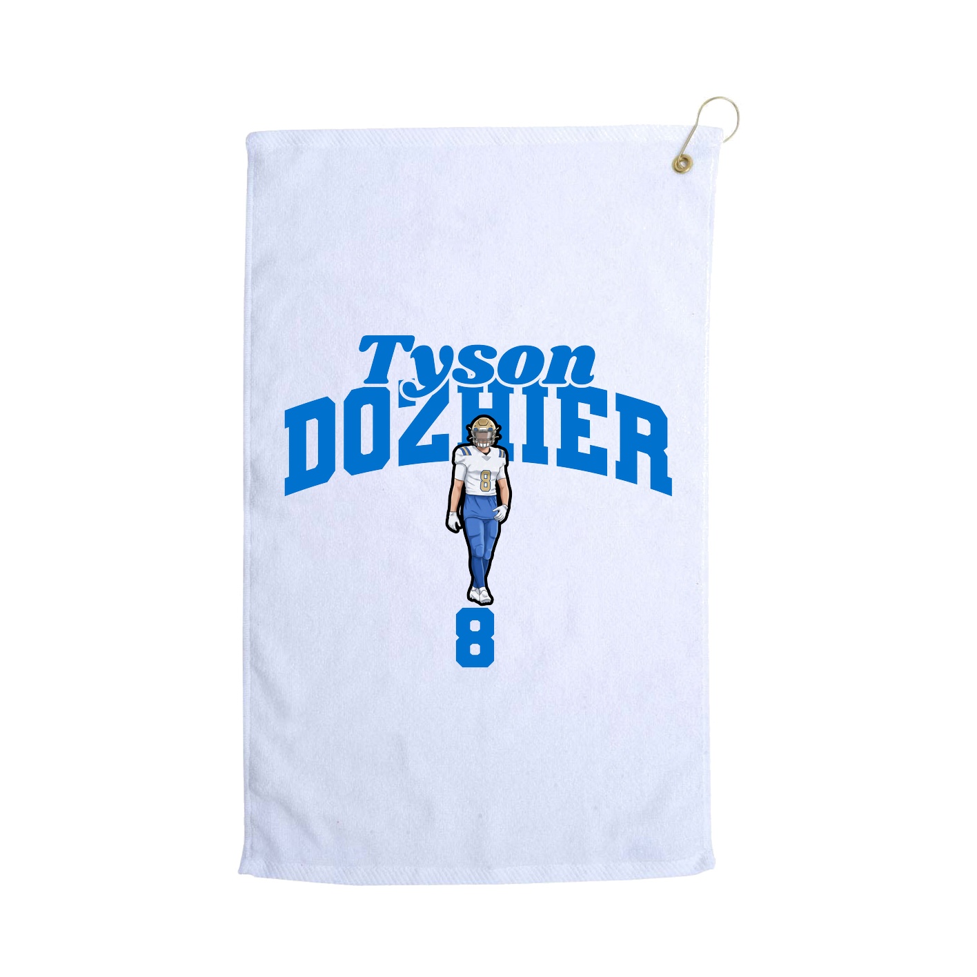 Golf Towel — Signature Arch in White