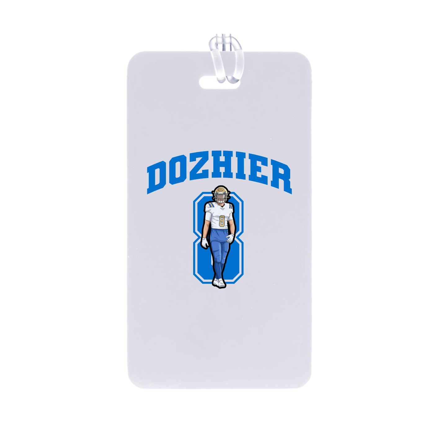 Bag Tag — Number in Classic