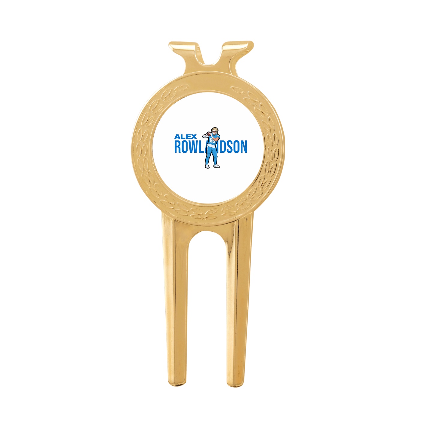 Divot Tool with Ball Marker — Player Name in Classic