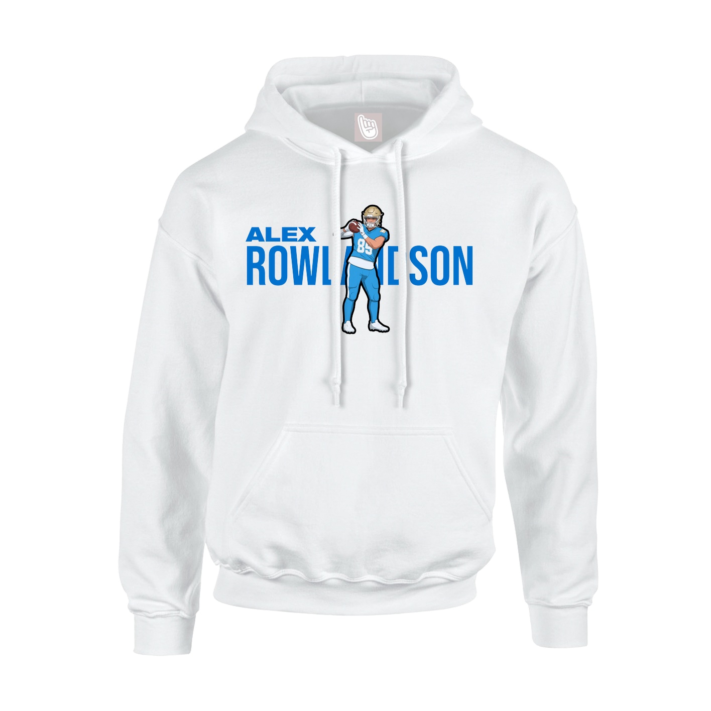 Hoodie — Player Name in White