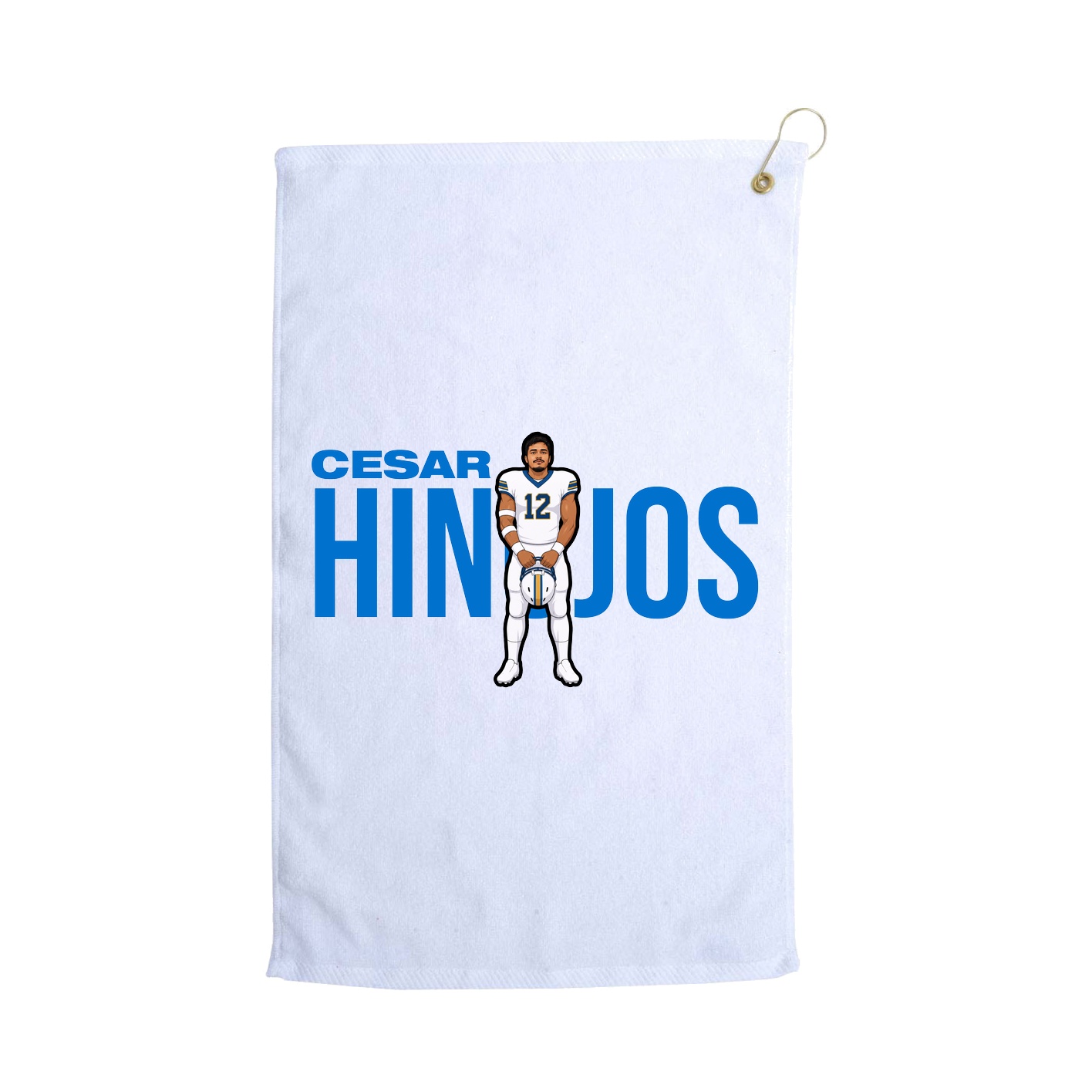 Golf Towel — Player Name in White