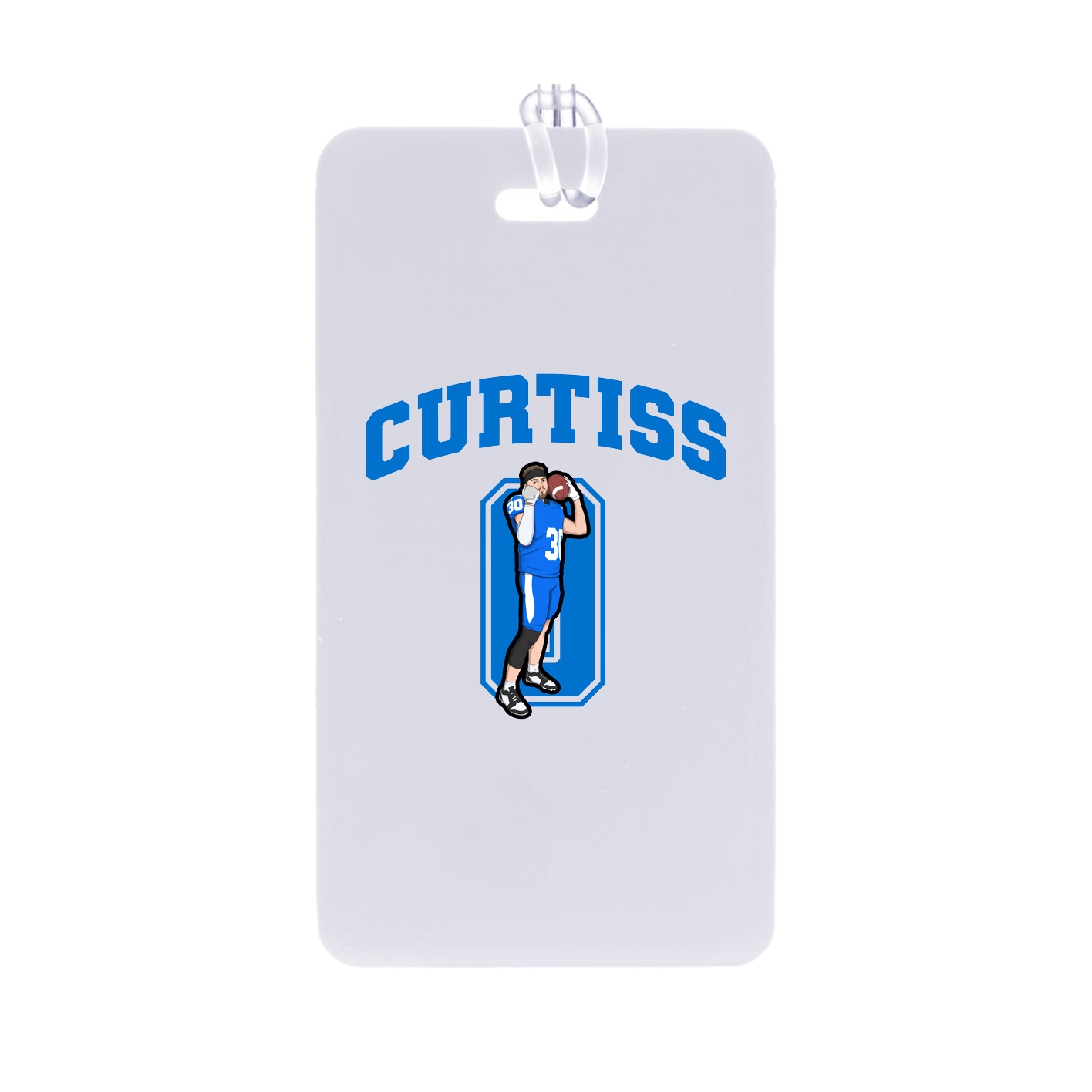 Bag Tag — Number in Classic