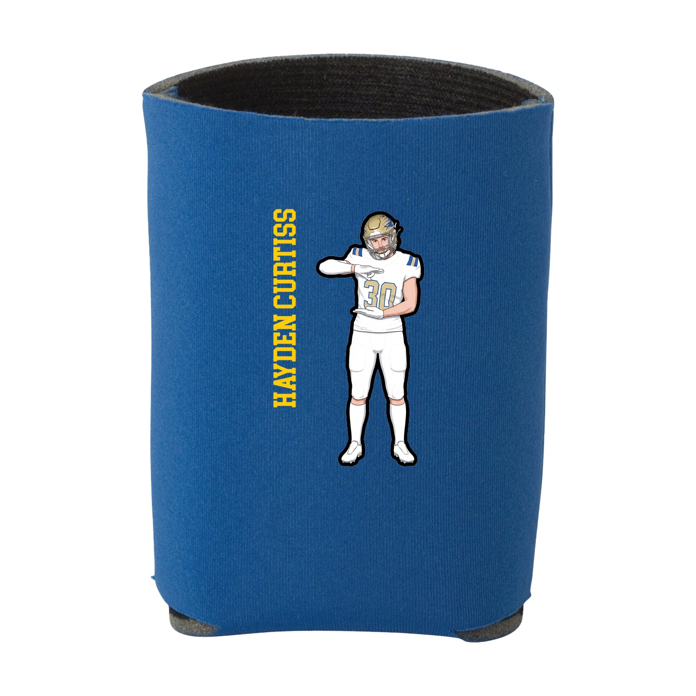 Can Holder — Name Vertical in Royal
