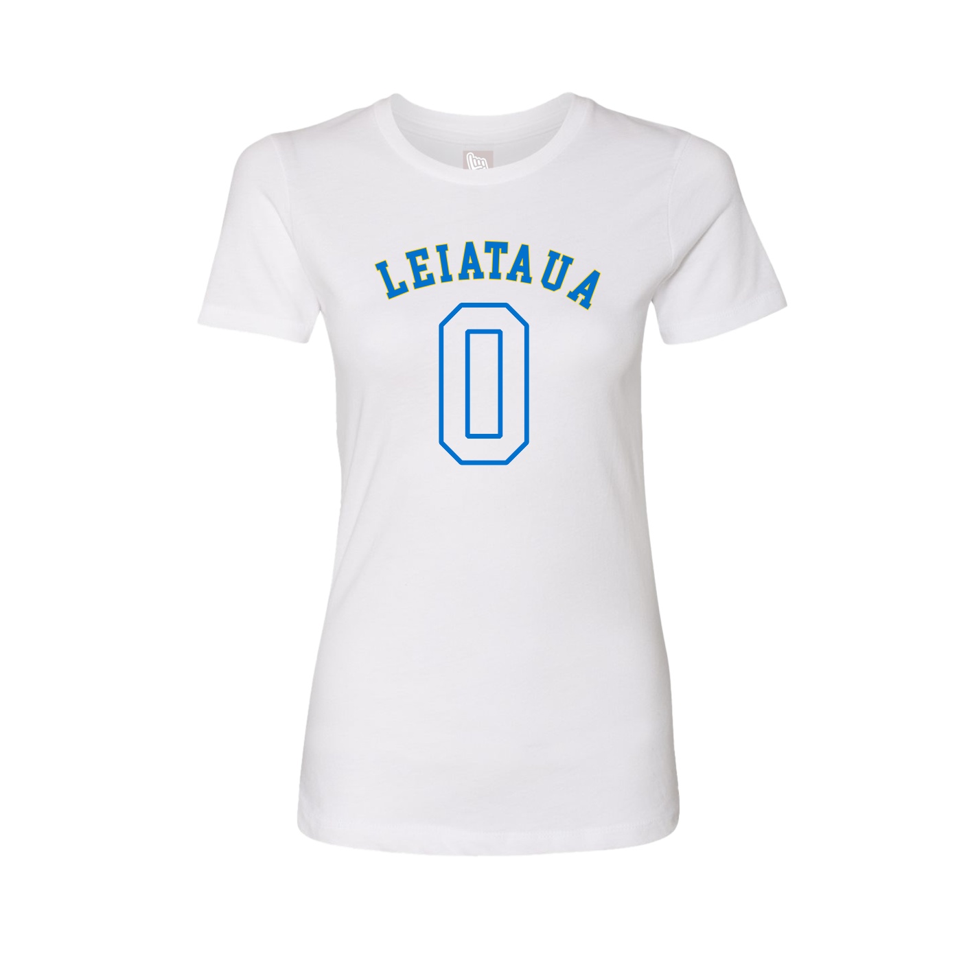 Fitted Women's Tee — Shirsey Arch in White
